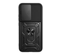 Carcasa para Oppo A6 Pro con Anillo Soporte y Cubierta de Cámara Deslizante