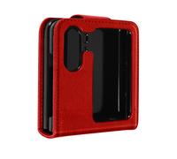 Carcasa para Oppo Find N2 Flip Tarjetero Soporte Vídeo Rojo