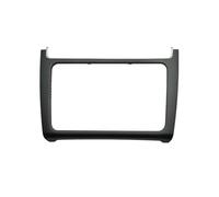 Carcasa para Radio de Coche Kit de Marco Uso Apto para reacondicionamiento del Panel del Tablero de Instrumentos del automóvil, embellecedor de Radio y Audio, Placa Frontal(Black)