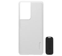 Carcasa para S21 Ultra Soporte Vídeo Super Frosted Shield Nillkin - Blanco