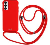 Cool Funda Cordón Liso Roja para Samsung A057 Galaxy A05s