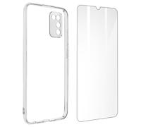 Carcasa para Samsung Galaxy A02s Cristal Templado Transparente