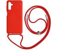 Carcasa para Samsung Galaxy A14 5G y 4G Semi-rígida Ultra-fina Acabado Mate Rojo