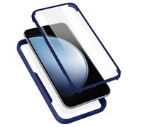 Carcasa para Samsung Galaxy A22 4G Plexiglás Polímero Antigolpes Contorno Azul