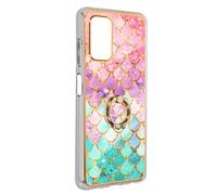 Carcasa para Samsung Galaxy A32 5G Anillo Sujeción Diseño Escamas - Multicolor