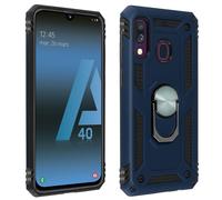 Carcasa para Samsung Galaxy A40 con anillo-soporte magnético - Azul oscuro