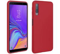 Avizar Funda Soft Touch Rígida Rosa para Samsung Galaxy A7 2018
