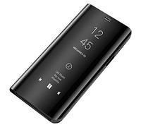 Carcasa para Samsung Galaxy Note10 Pro PC con espejo de 360 grados, protección integral impermeable ultra fina, antigolpes, funda transparente con espejo para Samsung Galaxy Note10 Pro Case negro Negro Galaxy Note10 Pro