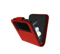 Carcasa para Samsung Galaxy Z Flip 4 Solapa con Lengüeta magnética - rojo