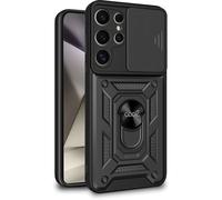 Carcasa Cool para Samsung S928 Galaxy S24 Ultra Hard Ring Negro