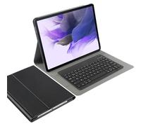 Carcasa para teclado compatible con Samsung Galaxy Tab S7 FE - Funda con teclado extraíble Bluetooth - Versión: Azerty