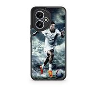 Carcasa para teléfono compatible con Honor 400 5G - Cristiano Ronaldo - Acción Legendaria - Sublimación HD - Silicona Negro - Carcasa para teléfonos con Locura