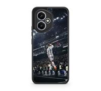 Carcasa para teléfono compatible con Honor 400 5G - Cristiano Ronaldo - Estilo Europeo - Sublimación HD - Silicona Negro - Carcasa para teléfonos con Locura