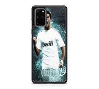 Carcasa para teléfono compatible con Samsung Galaxy A42 - Cristiano Ronaldo - Energía ofensiva - Sublimación HD - Silicona Negro - Carcasa para teléfonos con Locura