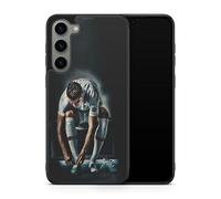 Carcasa para teléfono compatible con Samsung Galaxy S24 FE - Cristiano Ronaldo - Maestría Técnica - Sublimación HD - Silicona Negro - Carcasa para teléfonos con Locura