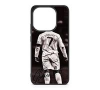 Carcasa para teléfono compatible con Xiaomi 14T - Cristiano Ronaldo - Actitud de Campeón - Sublimación HD - Silicona Negro - Carcasa para teléfonos con Locura