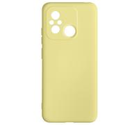 Carcasa para Xiaomi Redmi 12C Silicona Semi-rigida Acabado Soft-touch Amarillo
