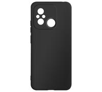 Carcasa para Xiaomi Redmi 12C Silicona Semi-rigida Acabado Soft-touch Negro