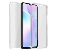 Carcasa para Xiaomi Redmi 9A Silicona + Trasera policarbonato - Transparente