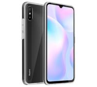 Carcasa para Xiaomi Redmi 9A Silicona + Trasera policarbonato - Transparente