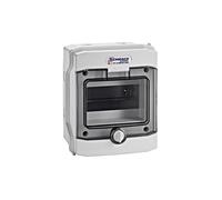 Carcasa Pared 1 Fila, 6M Transparente IP65 BK080207