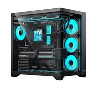 Carcasa PC Hiditec H3 PRO Midi Tower Negro Transparente ATX
