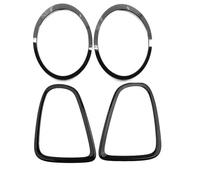 Carcasa Piloto Trasero Kit De Marco Párpado Embellecedor Luz Trasera Para Faros Delanteros Cubierta Rejilla Para Mini Para Cooper S Piloto Trasero Coche(Golss Black)