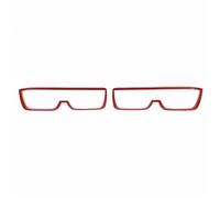 Carcasa Piloto Trasero Para Chevy Para Camaro 2010-2015 Luz Trasera Exterior Del Coche Cubierta Decorativa De La Lámpara Piloto Trasero Coche(Rojo)