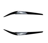 Carcasa Piloto Trasero Para Serie 5 Para G30 G31 G38 F90 M5 540i 525i 530i Faro Delantero Embellecedor De Cejas Capós Lámpara Frontal Piloto Trasero Coche(Negro brillante)