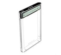 Carcasa portátil USB 3.2, carcasa de disco duro de 2.5 pulgadas, para discos duros SATA IIIIII y SSD, con cable de datos y almohadilla a prueba de golpes (1)
