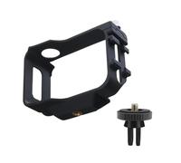 Carcasa protectora completa para marco de cámara con visualización de pantalla sin obstáculos y punto de montaje de accesorios, adecuado para jaula de cámara de estabilidad con agujero para cordón