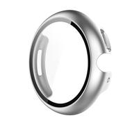 Carcasa protectora de cristal de policarbonato para reloj inteligente 4 de 41 mm, 45 mm, marco protector de pantalla, seguro y rápido de poner y quitar