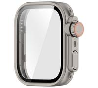Carcasa protectora de cristal de policarbonato para reloj inteligente, protector de pantalla para 4 marcos de pantalla, seguro, rápido de poner y quitar, funda de fácil instalación