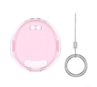 Carcasa protectora de policarbonato compatible con Tamagotchi diseñada para un ajuste preciso y una óptica sostenida (rosa)