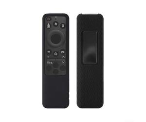 Carcasa protectora de silicona flexible para Samsung BN59-01480A Control remoto diseñado para uso repetido y transmisión IR consistente (negro)