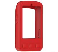 Carcasa protectora de silicona para Wahoo ELEMNT ROAM 3V3 con resistencia a caídas y recortes precisos para un fácil uso de botones y puertos de carga (rojo)