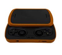 Carcasa protectora flexible de TPU para consola de juegos ANBERNIC RG Slide con impresión 3D (naranja transparente)