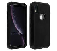 Carcasa protectora iPhone XR rígida multicapas Bumper - Negra
