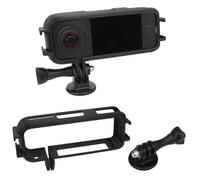 Carcasa protectora para Insta360 X4 Air Cold Shoe marco protector de plástico con adaptador y tornillo, carcasa antiarañazos para accesorios de cámara de aire Insta 360 X4 (horizontal)