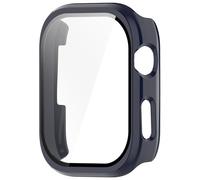 Carcasa protectora para reloj inteligente, carcasa de cristal de policarbonato, marco protector de pantalla, carcasa segura, rápida de poner y quitar, mejora la apariencia de la carcasa del reloj