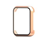 Carcasa protectora para reloj inteligente con protector de pantalla, película templada sin burbujas y carcasa rígida de policarbonato con película templada, antiarañazos, a prueba de golpes, a prueba