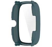 Carcasa protectora para reloj inteligente, de policarbonato, antipolvo, protector de pantalla, seguro, rápido de poner y quitar, protector de pantalla transparente