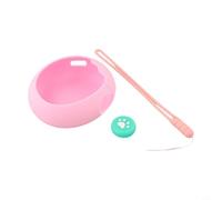 Carcasa Protectora Silicona para tamagotchi Paradise Carcasa(pink case+keycap+Lanyard)