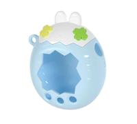 Carcasa protectora transparente para Tamagotchi Paradise Crystal PC con tapa que se puede abrir, a prueba de caídas, resistente a los arañazos, diseño de oreja transprent, parte superior blanca +