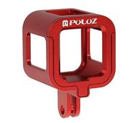 Carcasa PULUZ a Prueba de Golpes con Seguro de aleación de Aluminio, Carcasa Protectora con Seguro de la Parte Trasera para GoPro Hero5 Session, Hero4 Session