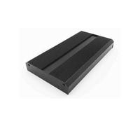 Carcasa radiador Negro IP40 299x175x50mm RS PRO 1881301