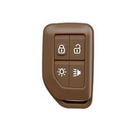 Carcasa Recambio Llave Funda Silicona Llave Mando A Distancia Carcasa para Llave Cadena Coche Semi 4 Botones para Volvo Fh16 RC FM EVRO 6 Fh Accesorios para Camiones Cubierta Llave Coche(Color:09)
