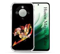 Carcasa Reforzada para Honor Magic 8 Lite 5G Manga Fairy Tail Logo Negro