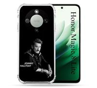 Carcasa Reforzada para Honor Magic 8 Lite 5G Music Johnny Hallyday Color Negro