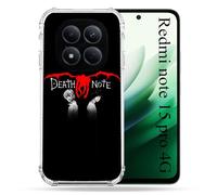 Carcasa Reforzada para Redmi Note 15 Pro 4G Manga Death Note Negro